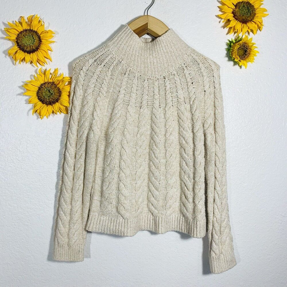 Knox Rose Cream Knit Sweater Size Small Women’s